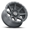 ICON Vehicle Dynamics Rebound 17x8.5 6x5.5 25mm Offset 5.75in BS 95.1mm Bore Double Black Wheel