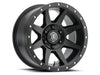 ICON Vehicle Dynamics Rebound 18x9 5x5 -12mm Offset 4.5in BS 71.5mm Bore Satin Black Wheel