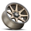 ICON Vehicle Dynamics Rebound 20x9 5x150 16mm Offset 5.625in BS Bronze Wheel