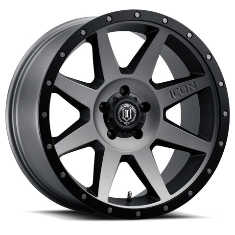 ICON Vehicle Dynamics Rebound 20x9 5x5 -12mm Offset 4.5in BS Titanium Wheel