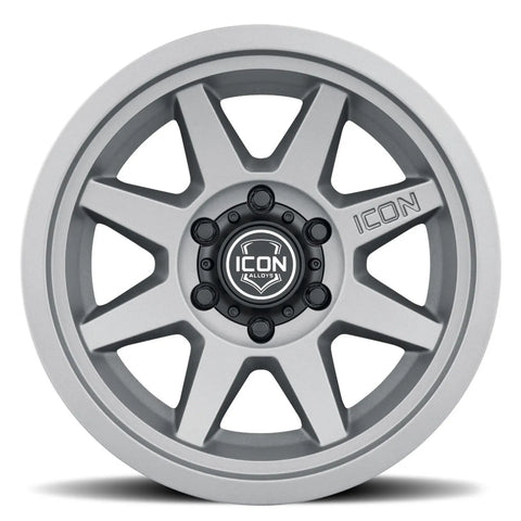 ICON Vehicle Dynamics Rebound SLX 17x8.5 6 x 135 6mm Offset 5.75in BS 87.1mm Bore Charcoal Wheel