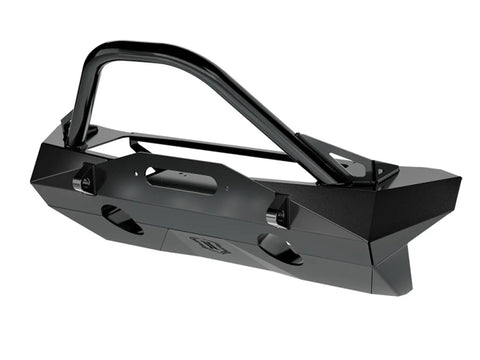 ICON Vehicle Dynamics 2018+ Jeep Wrangler JL / 2020+ Jeep Gladiator JT Pro Recessed Impact Front Bumper w/Bar & Tabs (image 2