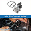 Idle air control valve for toyota rav4 1996-2000 with silver metal body black plastic housing and black rubber gasket