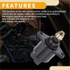 Black idle air control valve with gold tip for Toyota Tacoma 2000-2004 engine maintenance