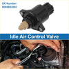 Black plastic idle air control valve with beige rubber tip and threaded flange for toyota wigo 2012-2017