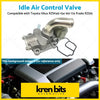 Silver metallic idle air control valve with curved pipe and brackets for toyota hilux rzn149 154 169 174 prado rzj95