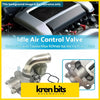 Silver metallic idle air control valve with curved pipe and bracket for toyota hilux rzn149 154 169 174 models