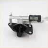 Black plastic engine mount with silver metal part measured at 88.1 mm for nissan datsun king cab 2wd idler arm
