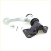 Black and silver metal idler arm with mounting bracket for nissan datsun king cab 2wd 1985-1999 shown from back side