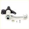 Idler arm for nissan datsun king cab d21 1985-1999 silver metal steering linkage with black rubber boot and bracket