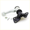 Black and silver painted metal idler arm assembly with hardware for nissan datsun power eagle d21 1986-1997