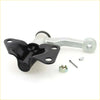 Black and silver metal idler arm steering linkage assembly with hardware for nissan datsun power eagle d21 1986-1997