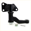 Black painted metal idler arm ball joint assembly with silver threaded bolt and nut for nissan navara ute 4wd sd22