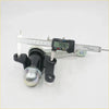 Black metal idler arm for toyota hilux mighty 2wd 1988-1997 with chrome ball hitch and stainless steel caliper measurement