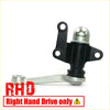 Black and silver right-hand drive idler arm with spherical ball joint for toyota hilux 2wd 1988-1997