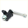 Idler arm support for toyota hilux mtx 5th gen black and silver metal ball joint with spherical end cap