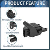 Black plastic ignition coil pack with rectangular connector and mounting brackets for toyota 4runner 1995-2002