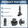 Black plastic ignition coil pack with cylindrical body and mounting bracket for Toyota Altezza Gita SXE10 2001-2005