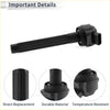 Black plastic ignition coil pack for Toyota Highlander 2017-2018 with ribbed cylindrical body and rectangular connector end
