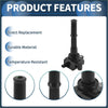 Black ignition coil pack for Toyota Hilux 2002-2005 with durable temperature-resistant design for direct replacement