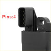 Black plastic ignition coil sensor with 4 pin rectangular connector for reliable 4wd ute offroad repair replacement