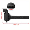 Black plastic ignition coil with 4-pin rectangular connector for reliable toyota 4wd ute offroad repair replacement