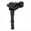 Black ignition coil with rectangular top housing and cylindrical stem for reliable 4wd ute offroad repair replacement