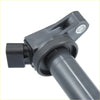 Black plastic ignition coil with cylindrical body and rectangular mounting bracket for toyota 4runner 2010-2022
