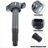 Gray ignition coil with black plastic connector and metal parts for toyota avalon 2005-2018 replacement