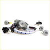 Gray ignition switch assembly with bundled wiring and silver key cylinders for ford courier 1985-1996 locks set