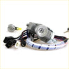 Gray automotive ignition switch assembly with keyhole and multi-colored wiring for ford courier 1985-1996 locks set