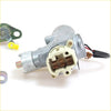 Silver metal ignition door bootlid lock with beige plastic connector and wiring for nissan maxima a33 qx cefiro 2000-2003