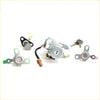 Silver metal ignition switch assembly with keyhole and wiring harness for nissan maxima a33 qx cefiro 2000-2003
