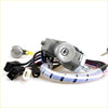 Gray ignition switch assembly with keyhole and colorful wires for ford courier ranger everest 1998-2006 shown from back side