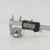 Silver metal ignition door fuel lid lock cylinder with keyway for toyota hilux 4x4 sr5 1986-1997 shown at 32mm