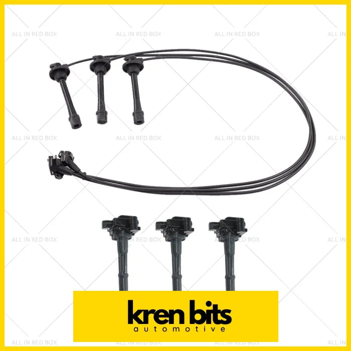 Ignition Lead Coil Pack Kit Suitable For Landcruiser Prado 5Vz-Fe 90919-02212 Electrical