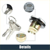 Chrome finished ignition lock cylinder with black rubber keyhole cap and keys for toyota 4wd ute offroad use