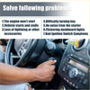 Hand turning a black ignition lock cylinder metal silver tone for toyota 4wd ute offroad models
