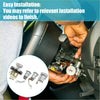 Ignition Lock Cylinder Kit for Toyota - Silver & Black Tone