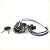 Silver metal ignition lock switch with bundled wires and black key for mazda bravo b2000 b2200 b2600