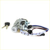 Silver metal ignition lock switch assembly with black connectors and wiring for mazda bravo b2000 b2200 b2600