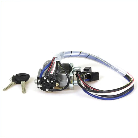 Silver metal ignition lock switch with black key and wires for mazda bravo b2000 b2200 b2600 cars