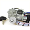 Silver metal ignition lock switch with black key and wiring for mazda bravo b2000 b2200 b2600 use