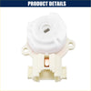White plastic ignition start steering switch assembly for toyota tundra 2000-2023 with metal keyhole components