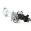 Shiny chrome ignition starter switch with keyhole and machined metal housing for toyota hilux 1988-1997