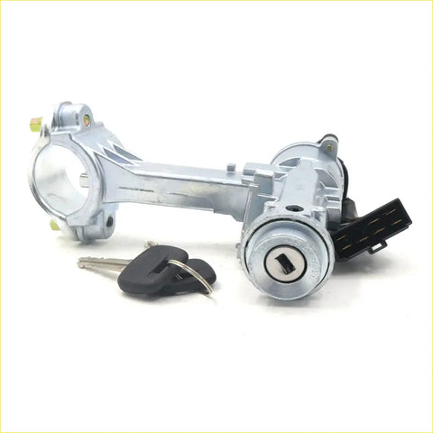 Silver metal ignition starter switch with black key fob and keys for toyota hilux surf 4runner sr5 1989-1995