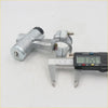 Silver metal ignition steering door fuel lock switch assembly with keyhole and bracket for datsun nissan b110 120 140