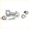 Silver metal ignition lock cylinder assembly with keys and door handle for datsun nissan b110 120 140