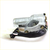 Silver-colored metal ignition steering lock with black wiring harness and colored wires for nissan sentra 95-99