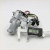 Silver metal ignition steering switch and door locks assembly with wiring for mazda mx-6 1982-1992 back side